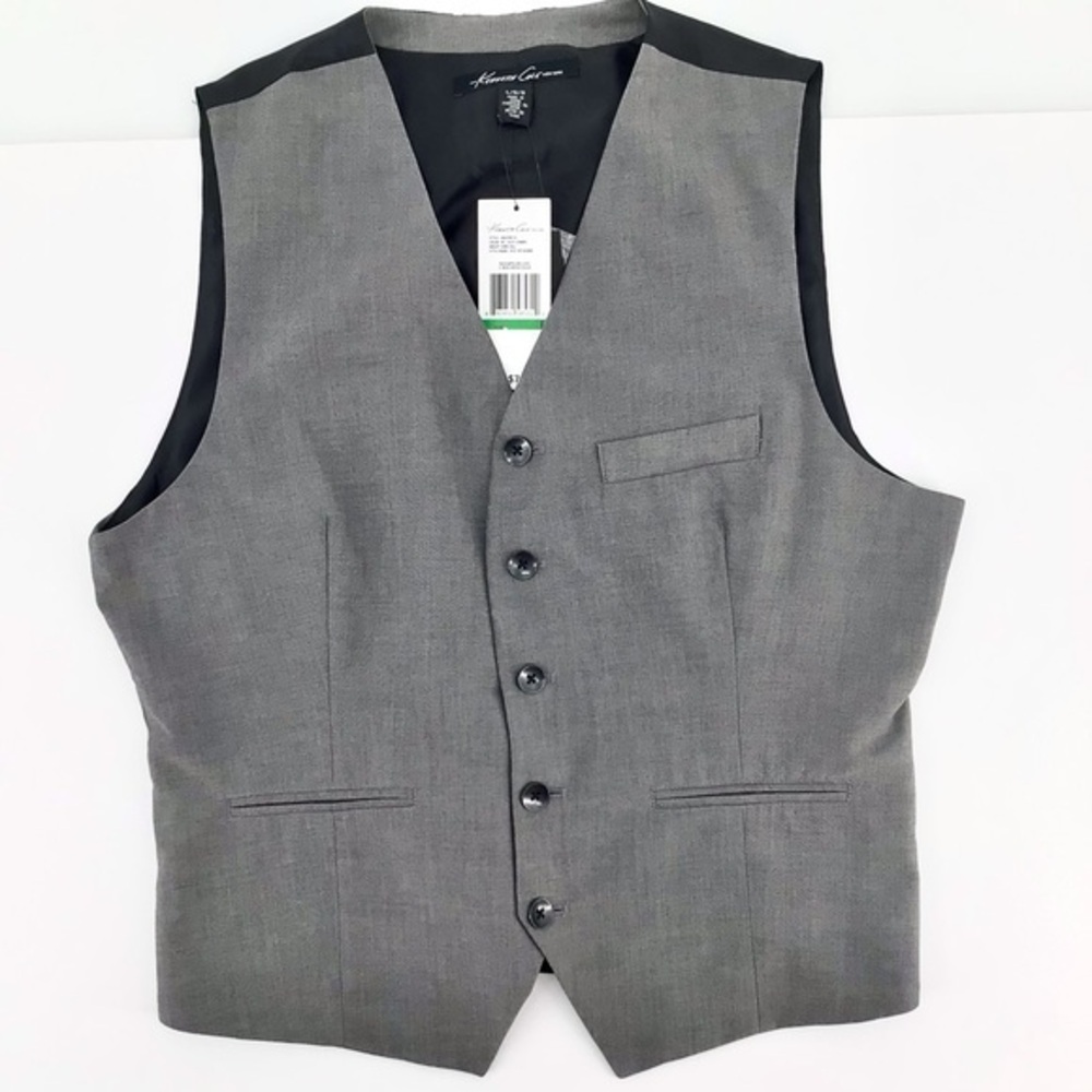 Kenneth Cole vest of honor dust combo color size large